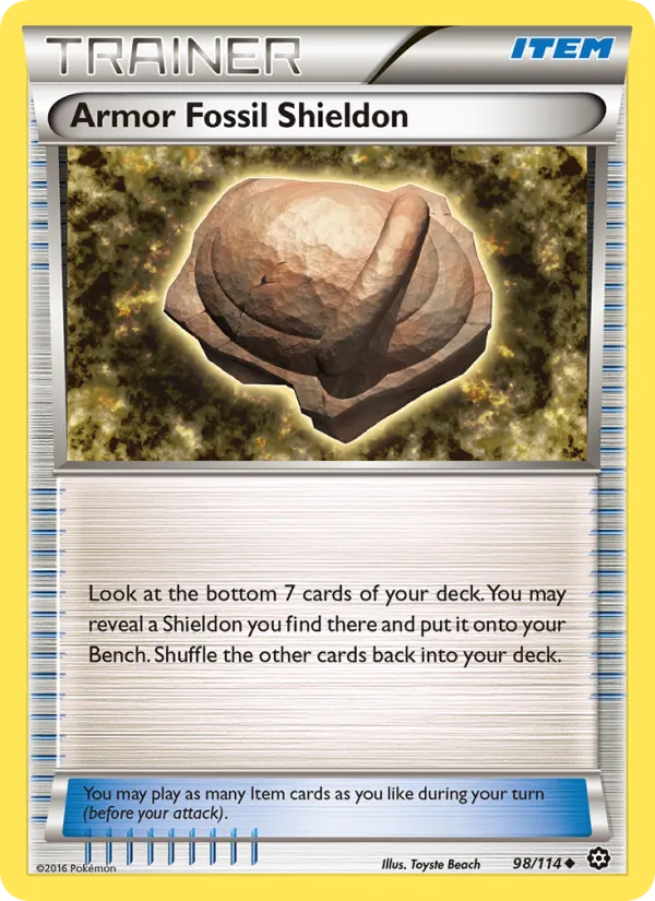 Armor Fossil Shieldon #98/114