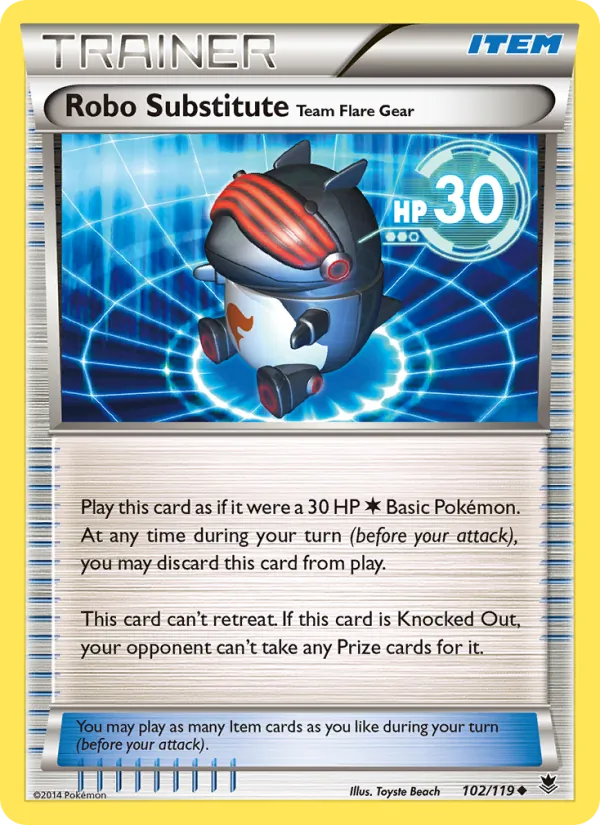 Robo Substitute Team Flare Gear #102/119
