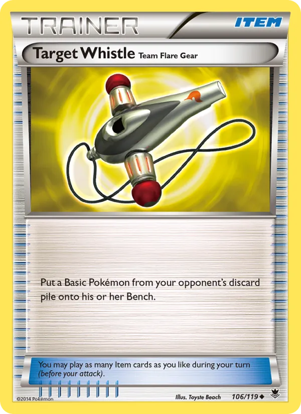 Target Whistle Team Flare Gear #106/119