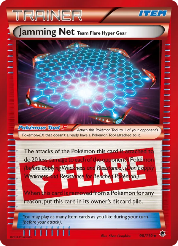 Jamming Net Team Flare Hyper Gear #98/119