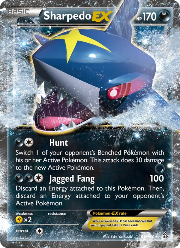 Sharpedo EX #91/160