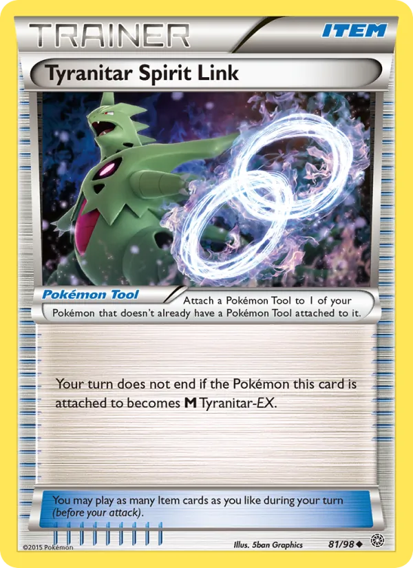 Tyranitar Spirit Link #81/98