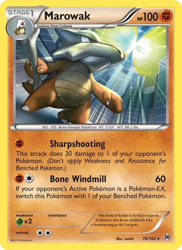 Marowak #78/162