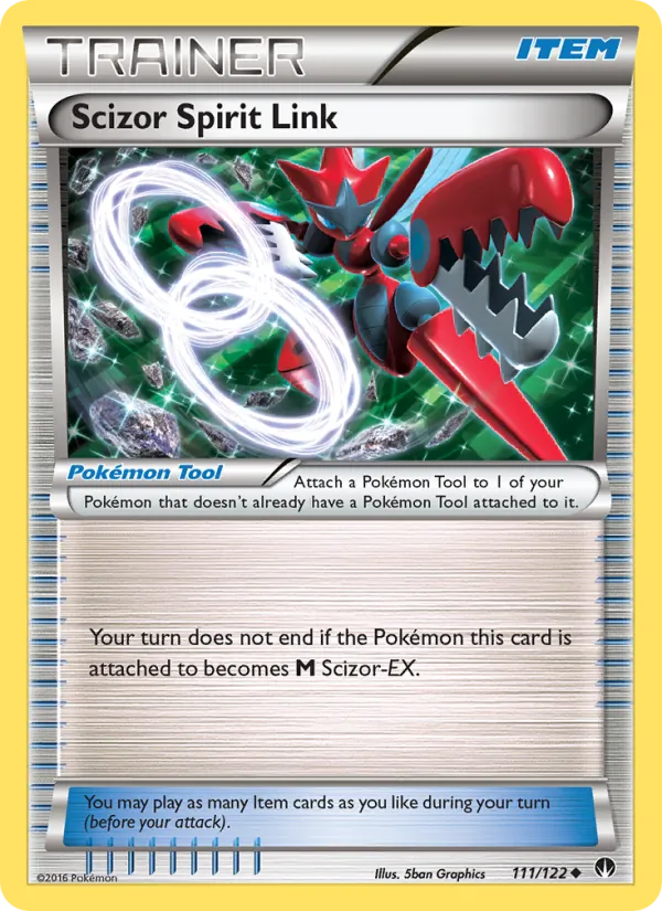 Scizor Spirit Link #111/122