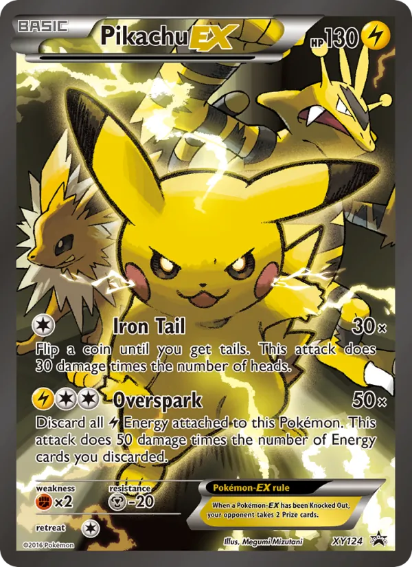 Pikachu EX XY124