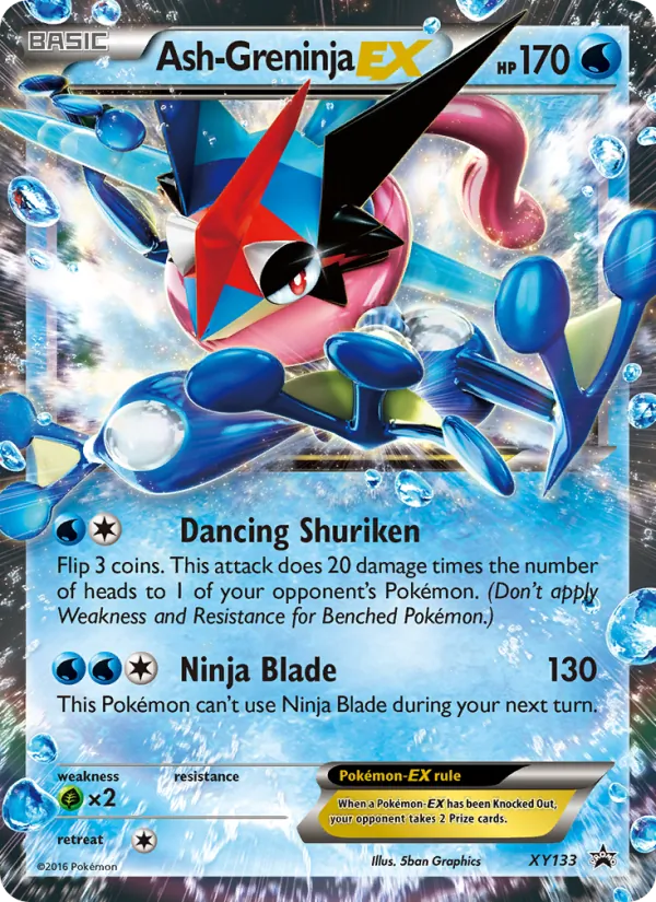 Ash Greninja EX XY133
