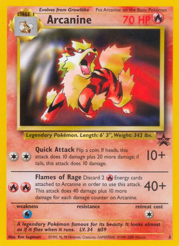 Arcanine #6/53