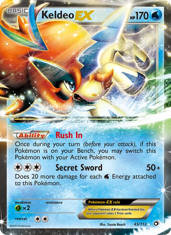 Keldeo-EX #45/113