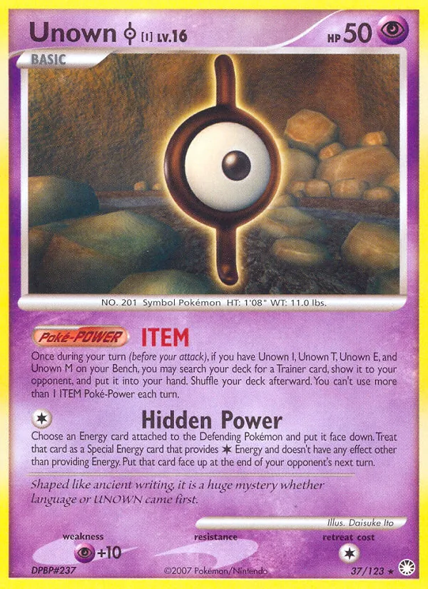 Unown I #37/123