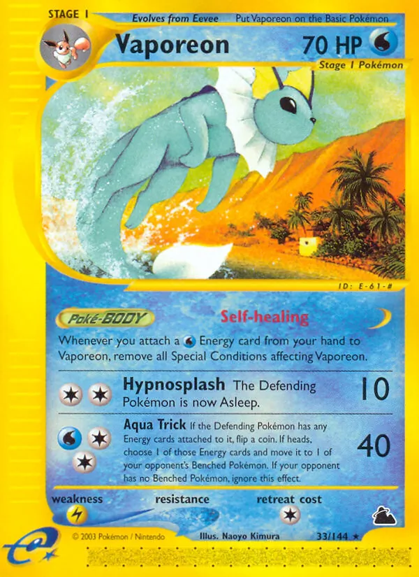 Vaporeon #33/144