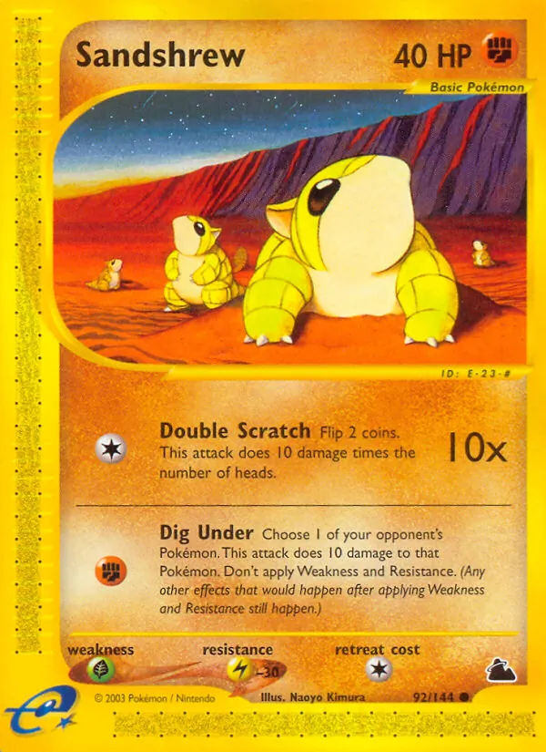 Sandshrew #92/144