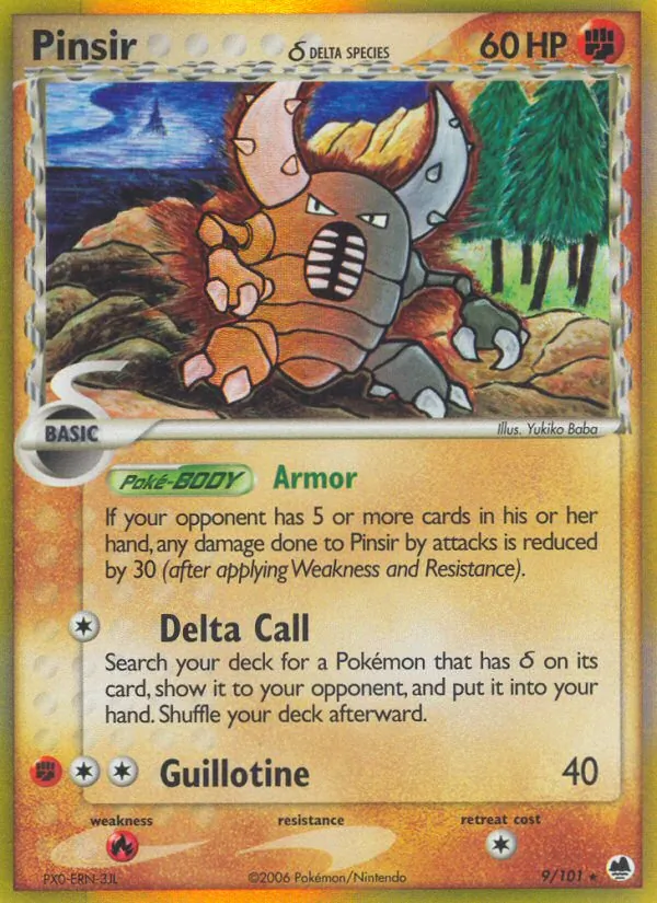 Pinsir δ #9/101