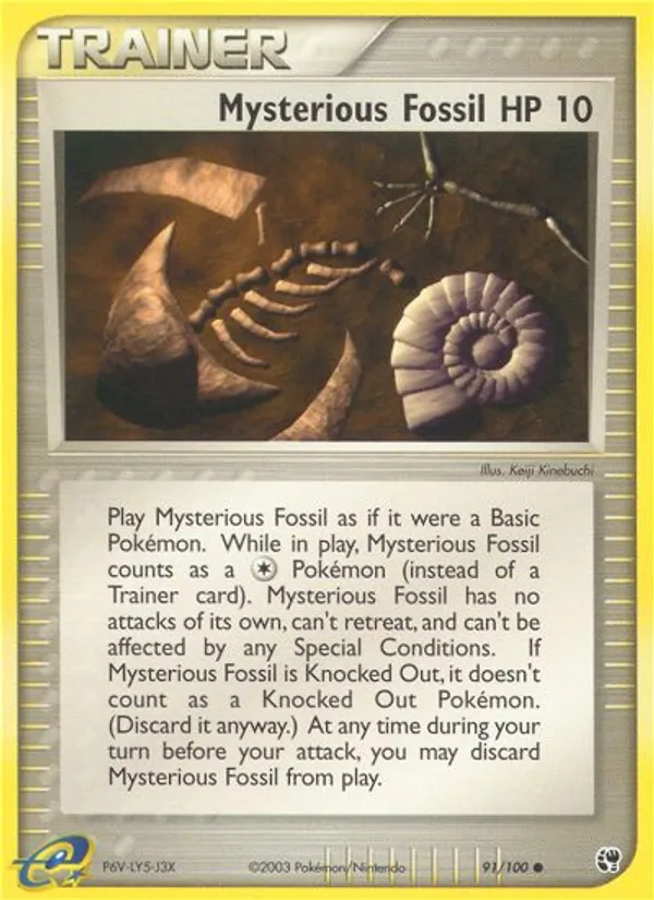 Mysterious Fossil #91/100