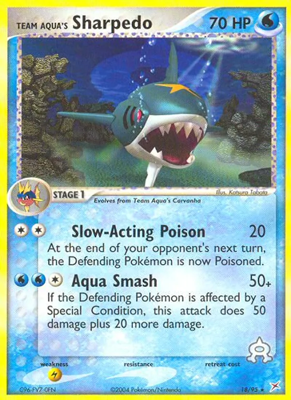 Team Aqua's Sharpedo #18/95