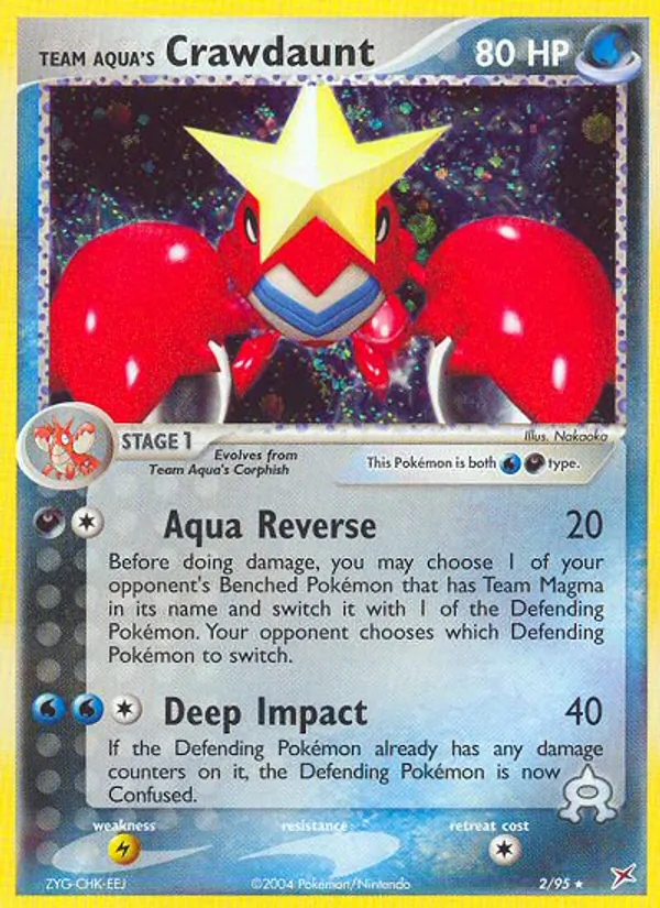 Team Aqua's Crawdaunt #2/95