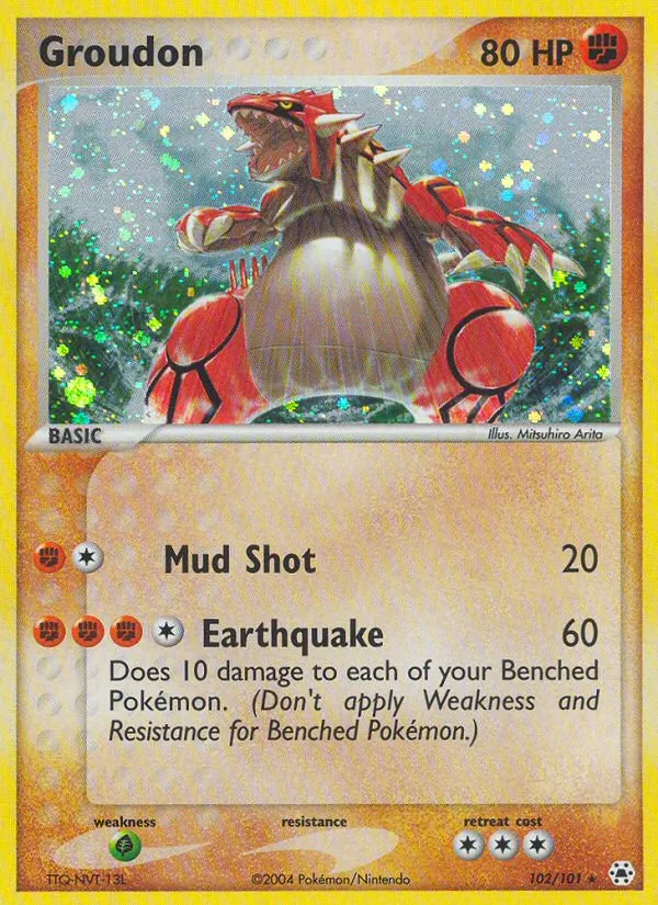 Groudon #102/101