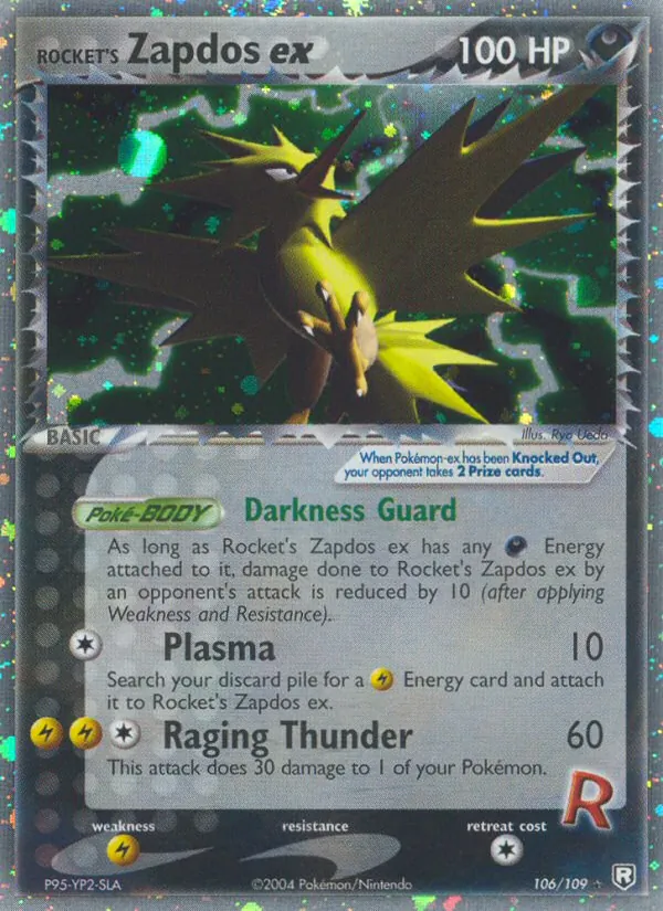 Rocket's Zapdos ex #106/109