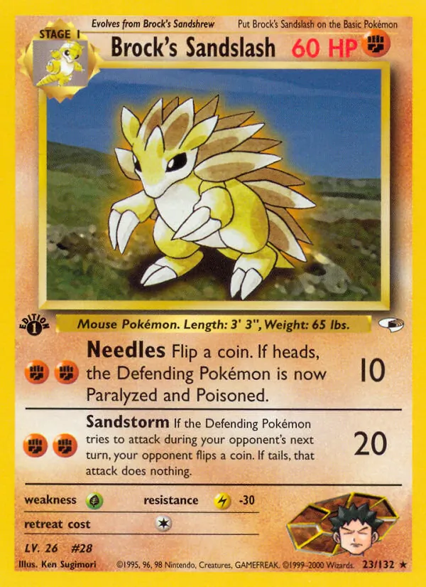 Brock's Sandslash #23/132