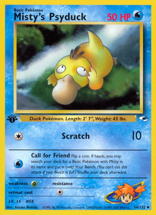 Misty's Psyduck #54/132