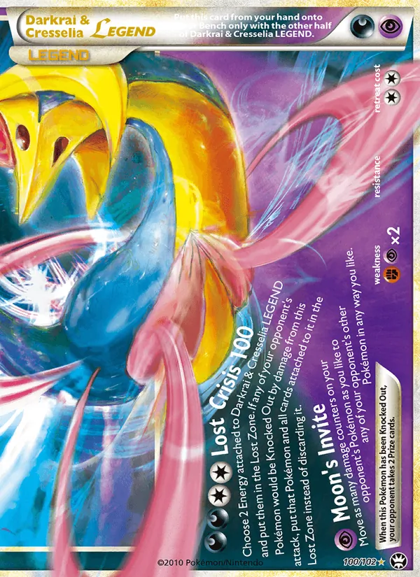 Darkrai & Cresselia LEGEND #100/102