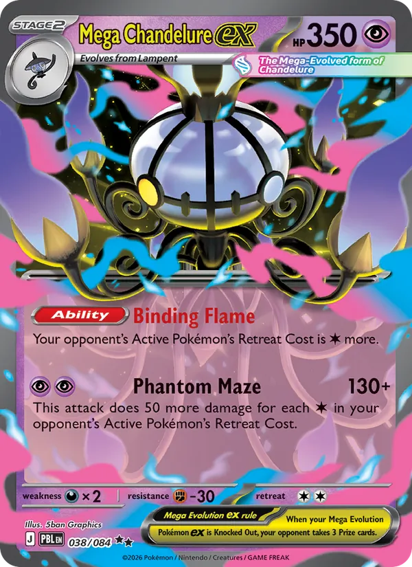 Mega Chandelure ex #038/84