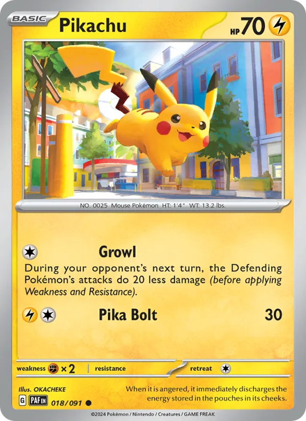 Pikachu #018/91