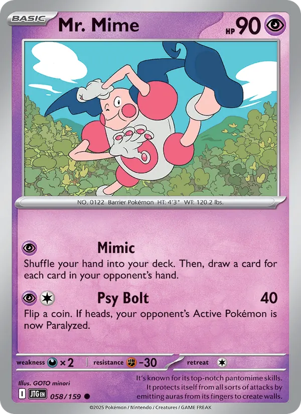 Mr. Mime #058/159