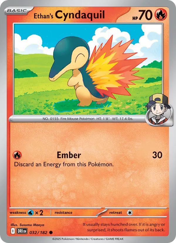 Ethan's Cyndaquil #032/182