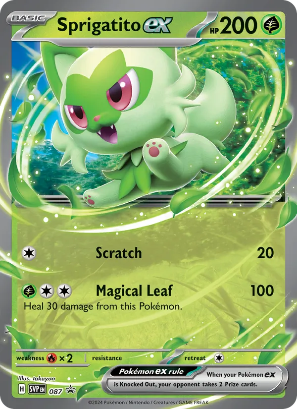 Sprigatito ex #087/225