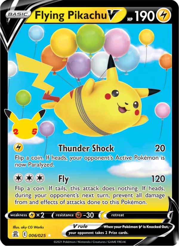 Flying Pikachu V #6/25