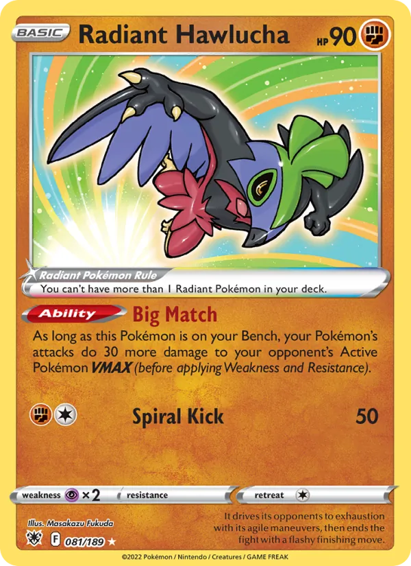 Radiant Hawlucha #081/189