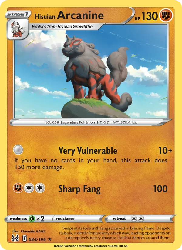 Hisuian Arcanine #084/196
