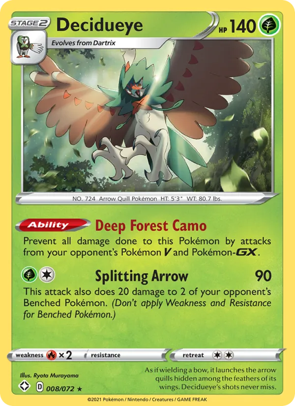 Decidueye #8/72