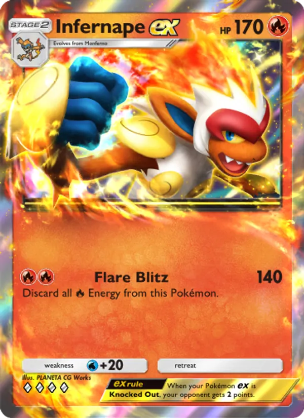Infernape ex #029/140