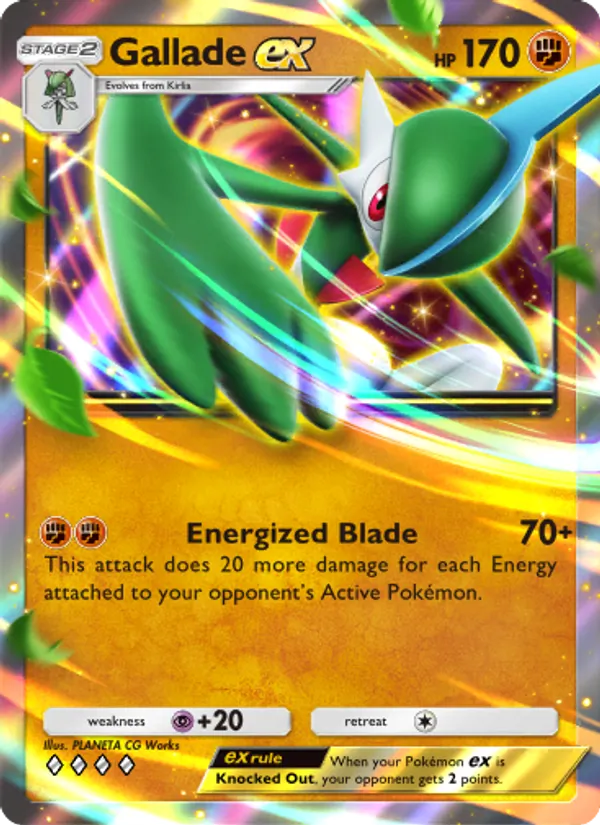 Gallade ex #095/140
