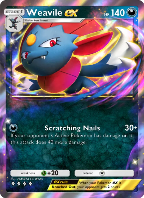 Weavile ex #099/140