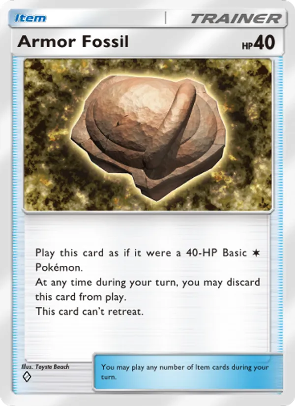Armor Fossil #145/140