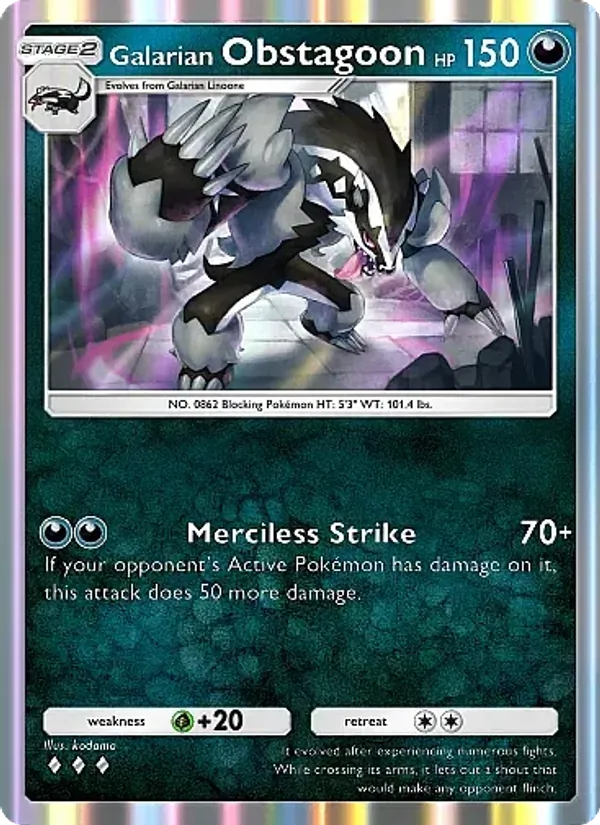 Galarian Obstagoon #100/155