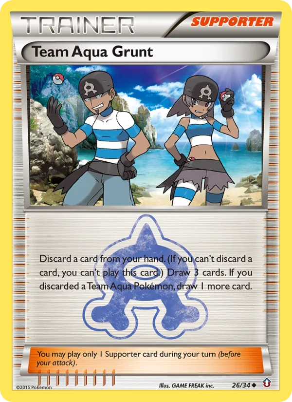 Team Aqua Grunt #26/34