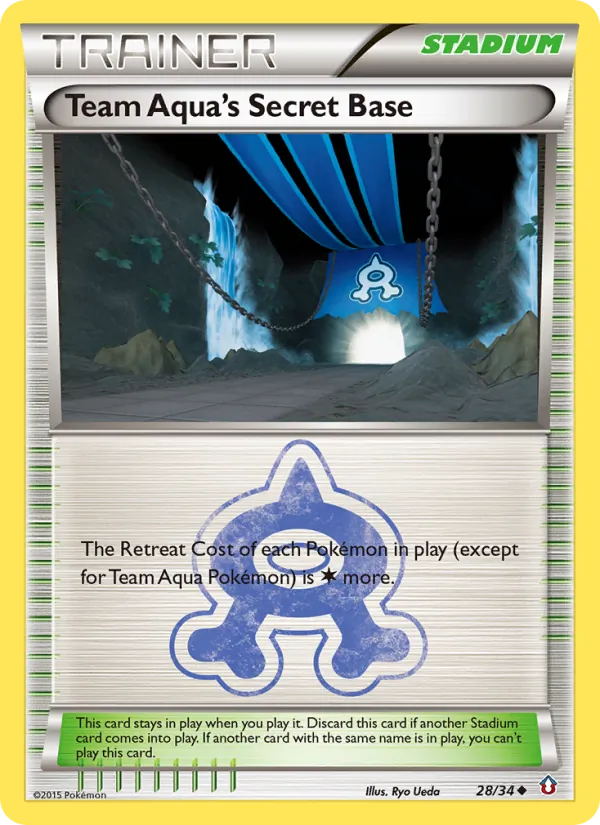 Team Aqua's Secret Base #28/34